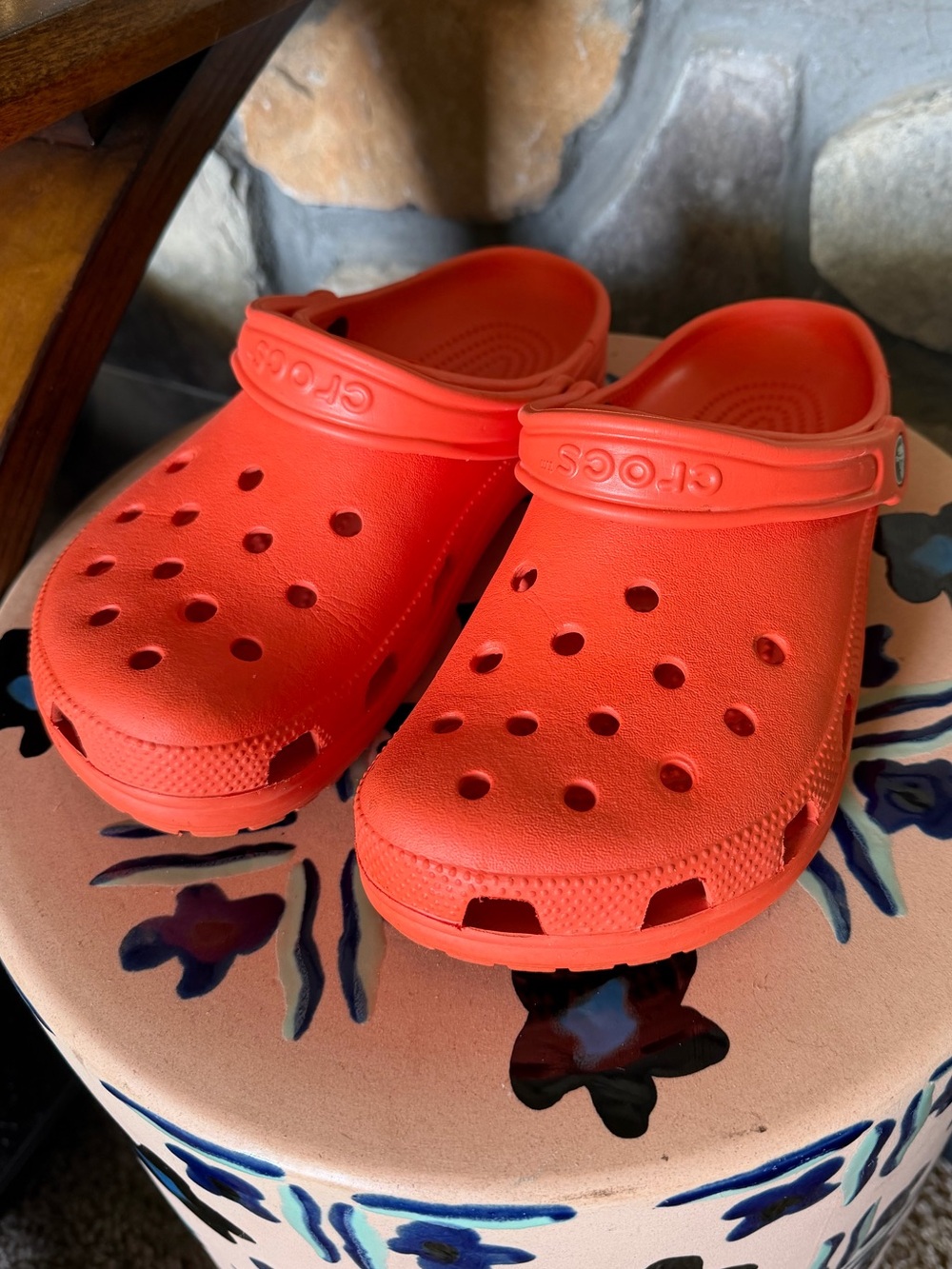 Orange Crocs Classic Clog